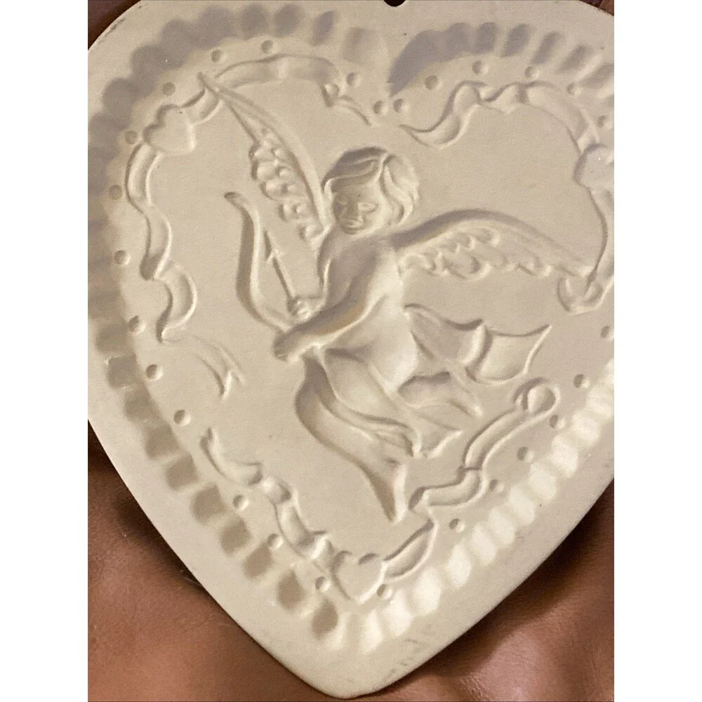 2 BROWN BAG COOKIE ART MOLD Cherub And Cupid